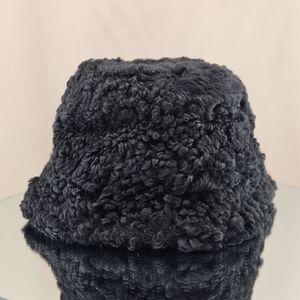 Cult Gaia Hat Black Kumi Teddy Bucket Hat Cottagecore Outdoor Fall Winter Gift